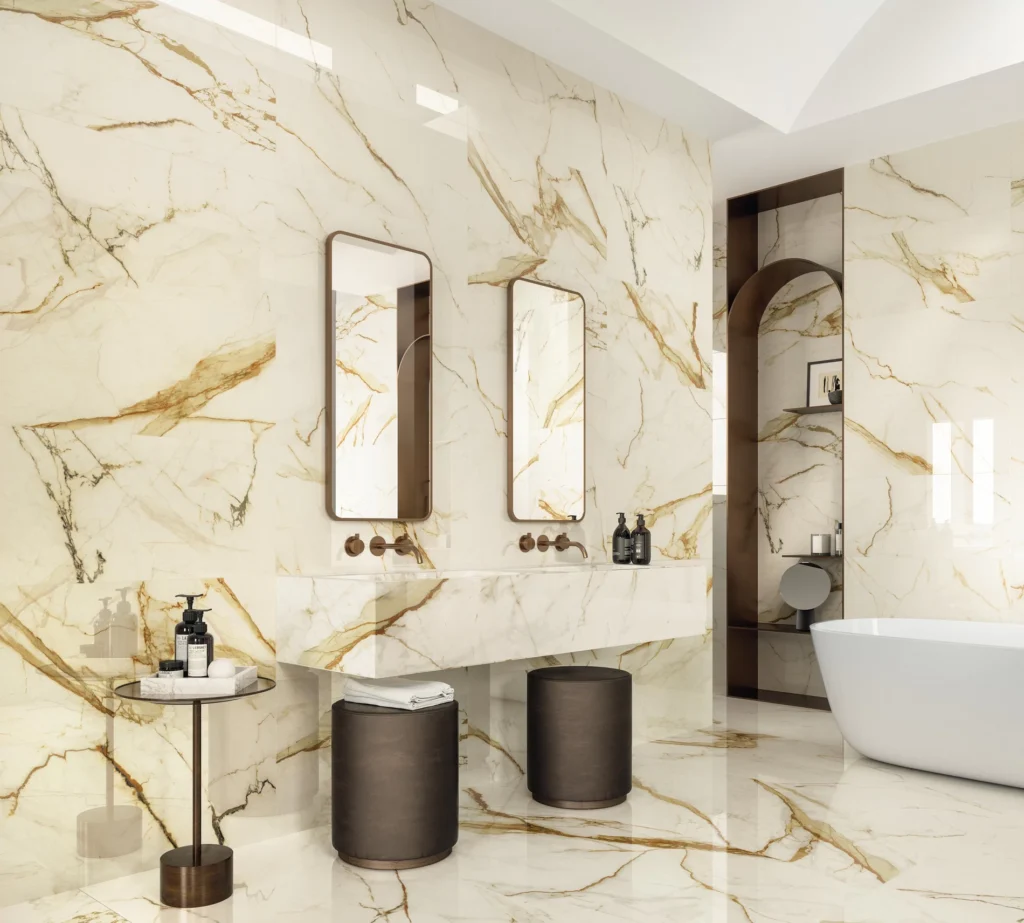 “Gresia” în contextul amenajărilor de interior se referă de obicei la gresia ceramică sau porțelanată, care este un material popular folosit pentru pardoseli, pereți și alte suprafețe în locuințe și spații comerciale. Gresia este apreciată pentru durabilitatea sa, ușurința în întreținere și versatilitatea în design.