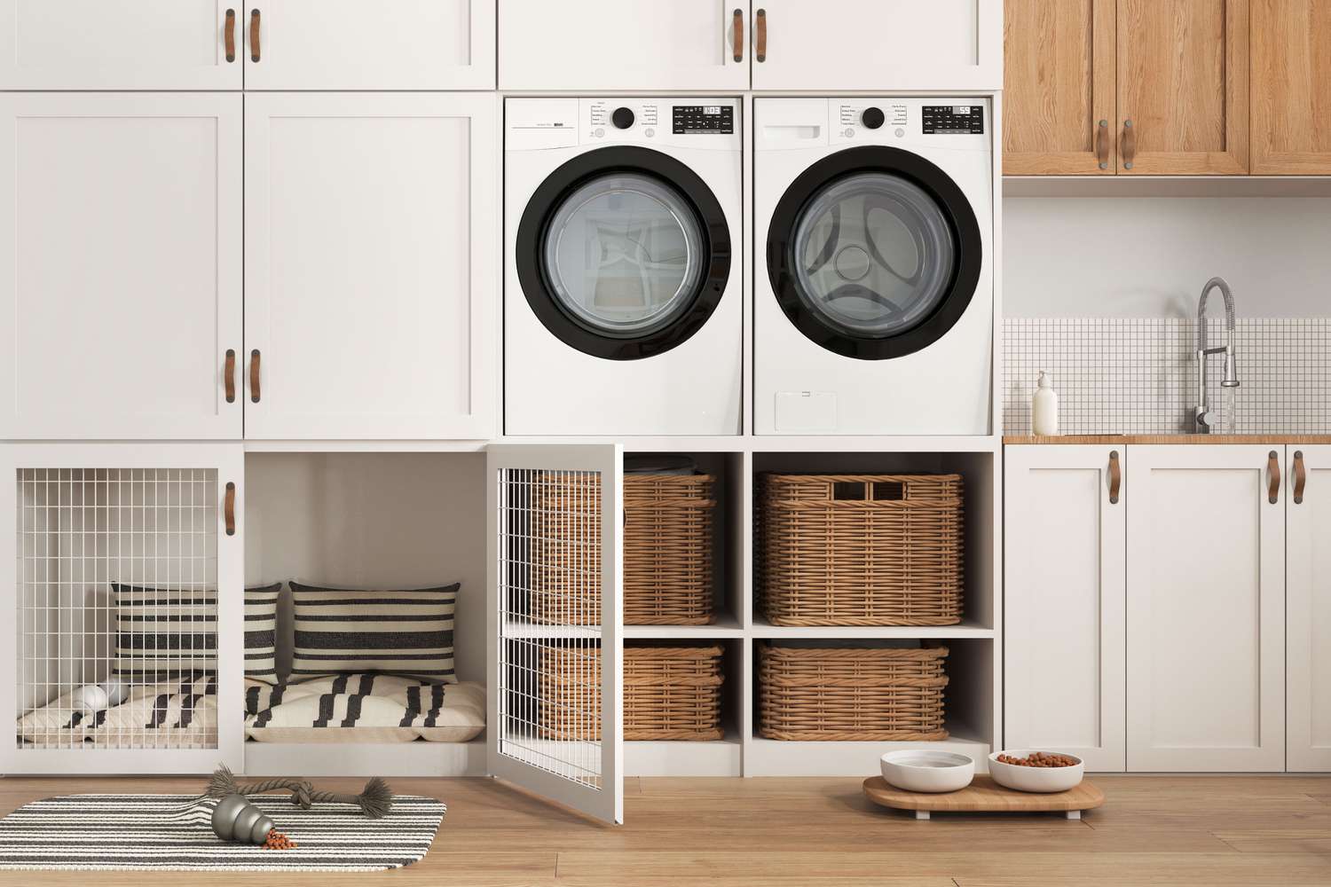 Laundry room-ul poate fi adesea o cameră uitată în casă, dar cu puțină creativitate și atenție la detalii, acest spațiu poate deveni un loc plăcut și funcțional.
