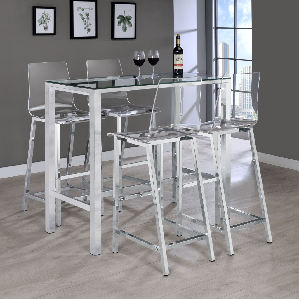 Mobilierul din sticlă este recunoscut pentru eleganța și rafinamentul său în designul interior contemporan.