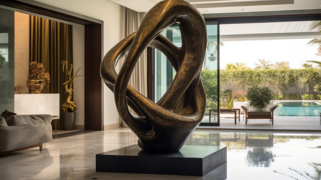 Sculptura are o influență semnificativă în designul de interior, aducând o notă de artă, eleganță și individualitate